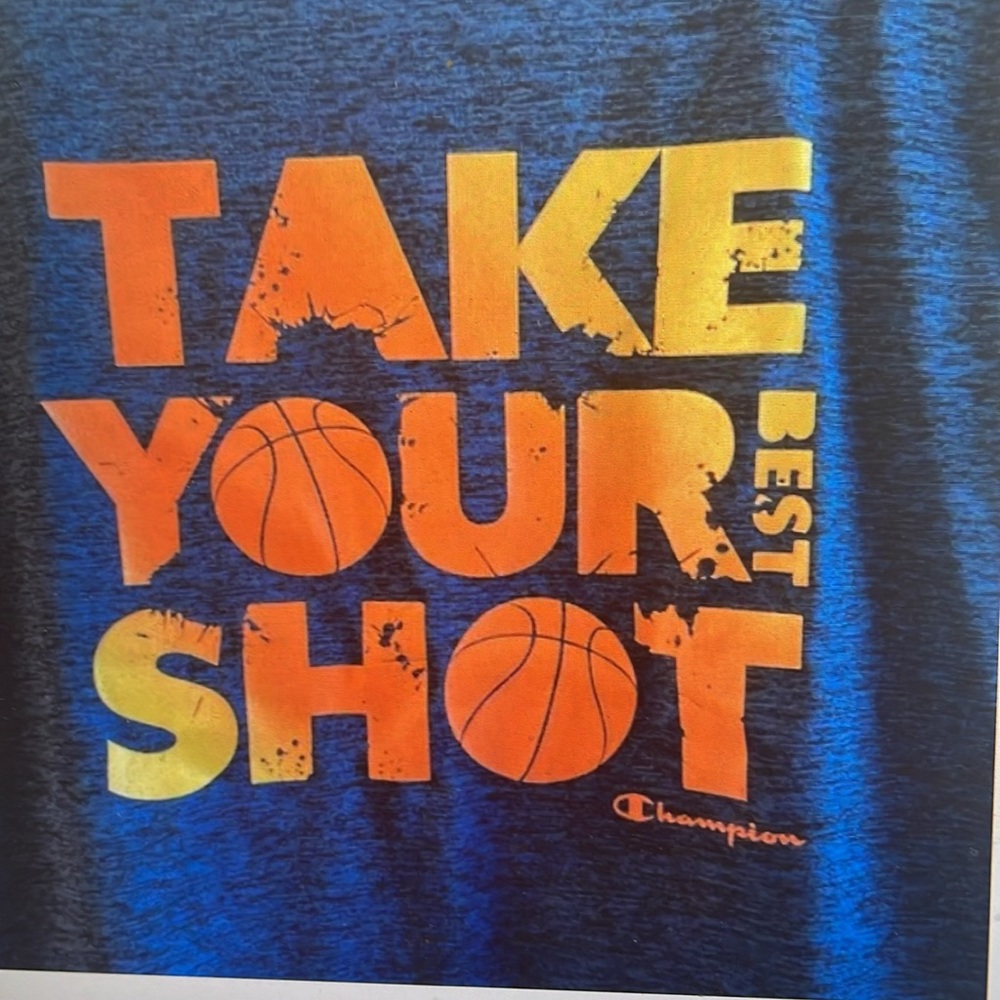 Champion “Take your BEST shot” Shirt 4T